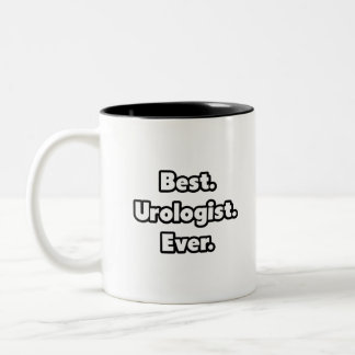Am besten. Urologe. Immer. Zweifarbige Tasse