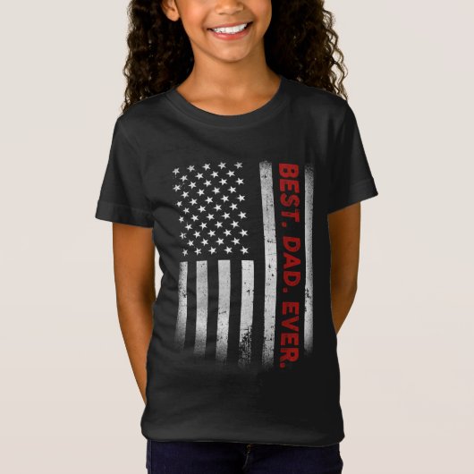 Am besten. Vater. Immer. Geschenk des amerikanisch T-Shirt (Vorderseite)
