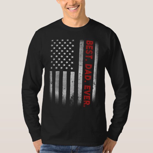 Am besten. Vater. Immer. Geschenk des amerikanisch T-Shirt (Vorderseite)