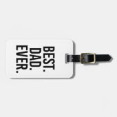 Am besten. Vater. Überhaupt Gepäckanhänger (Vorderseite horizontal)