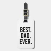 Am besten. Vater. Überhaupt Gepäckanhänger (Vorderseite vertikal)