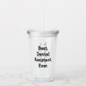 Am besten. Zahnarzthelfer. Überhaupt Acryltrinkbecher (Vorderseite)