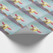 Am beststen von allen rosa ohrige Ziege der Zeit Geschenkpapier (Ecke)