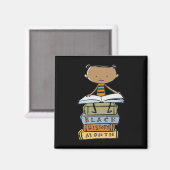 Am Black History African American Black Priod Boys Magnet (Vorderseite/Rückseite)