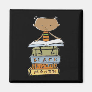 Am Black History African American Black Priod Boys Magnet