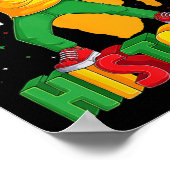 Am Black History Kid Dabbing Black History African Poster (Ecke)