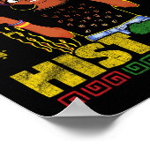 Am Black History Monat für Kinder Mädchen in Ameri Poster (Ecke)