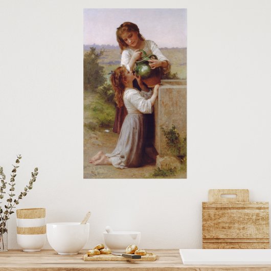 Am Brunnen Poster (Küche)