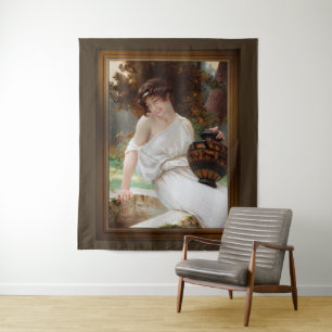 Am Brunnen von Guillaume Seignac Wandteppich