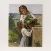 Am Brunnen von William Adolphe Bouguereau Puzzle (Vertikal)
