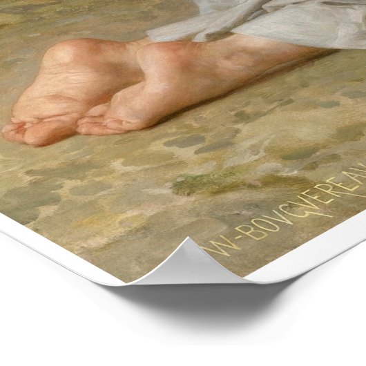 Am Brunnen William-Adolphe Bouguereau Poster (Ecke)