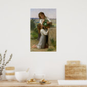 Am Brunnen William-Adolphe Bouguereau Poster (Küche)