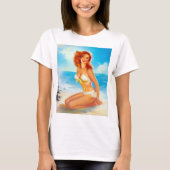 Am Button T-Shirt (Vorderseite)
