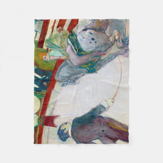 Am Circus, Lautrec Fleecedecke (Vorderseite)