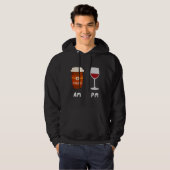 Am Coffee Pm Wine Coffee Coffein Wine Drinker Sh Hoodie (Vorne ganz)