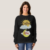 Am Coffee Pm Wine Sweatshirt (Vorne ganz)