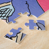 Am Computer Online Banking Funny Cartoon Puzzle (Seite)