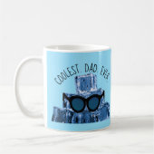 Am coolsten. Vater. Immer. Sonnenbrille Eiskuben Kaffeetasse (Links)