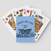 Am coolsten. Vater. Immer. Sonnenbrille Eiskuben Spielkarten (Rückseite)