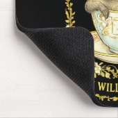 Am der Tee wird Waschbär lustig britisch haben Mousepad (Ecke)