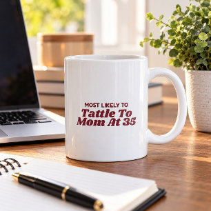 Am Ehersten Dazu Geneigt, Mama Mit 35 Zu Petzen We Kaffeetasse