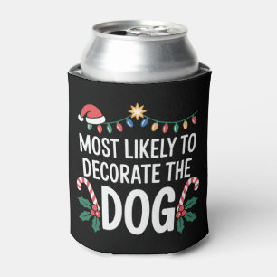 Am Ehersten Den Weihnachtshut Für Den Hund Zu Deko Dosenkühler