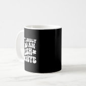 Am Ehersten Einen Irischen Abgang Machen Kaffeetasse (Vorderseite Links)
