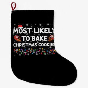 Am Ehersten Weihnachtskekse Backt Xmas Bäcker  Großer Weihnachtsstrumpf