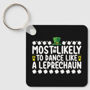 Am Ehersten Wie Ein Kobold Beim St. Patrick Zu Tan Schlüsselanhänger