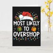 Am Ehersten Zum Übershoppen Einkaufsfamilien-Crew  Karte (Gelbe Blume)