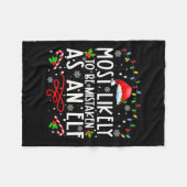 Am ehesten als Elf-Fun-Familie verfehlen. Fleecedecke (Vorderseite (Horizontal))