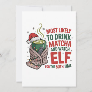 Am ehesten auf der Weihnachtsliste stehen Feiertagskarte