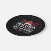 Am ehesten der letzte Weihnachtsmann sein Pappteller (Schrägansicht)