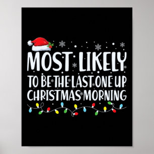 Am ehesten der letzte Weihnachtsmann sein Poster