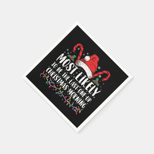 Am ehesten der letzte Weihnachtsmann sein Serviette (Ecke)