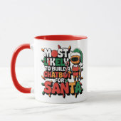 🤖 am ehesten einen Chatbot für Santa Funny bauen Tasse (Links)
