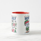 🤖 am ehesten einen Chatbot für Santa Funny bauen Tasse (Zentrum)