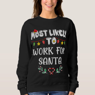 Am ehesten für Weihnachten der Weihnachtszeit arbe Sweatshirt