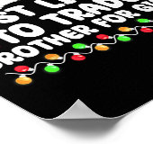 Am ehesten geeignet, Brüder für Geschenke zu hande Poster (Ecke)