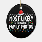 Am ehesten geeignet, familiäre Fotos zu Weihnachte Keramik Ornament (Links)