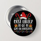 Am ehesten geht es in der Weihnachtsfamilie ins Fi Button (Vorne & Hinten)