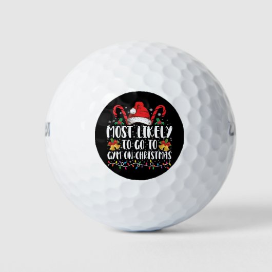 Am ehesten geht es in der Weihnachtsfamilie ins Fi Golfball (Vorderseite)