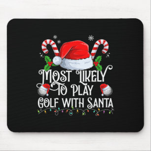Am ehesten Golf spielen mit Weihnachten Matches Mousepad