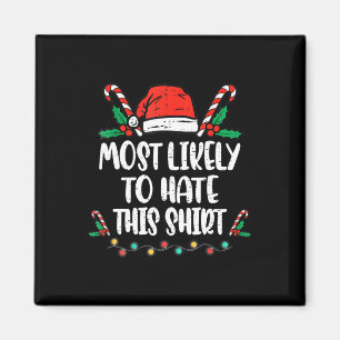 Am ehesten hasst diese Familie Weihnachten Pajama Magnet