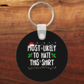 Am ehesten hasst diese Familie Weihnachten passt Schlüsselanhänger (Vorderseite)