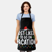 Am ehesten in der Weihnachtsfamilie Urlaub machen Schürze (Getragen)