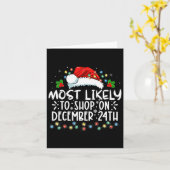 Am ehesten kann man am 24. Dezember bei der Famili Karte (Gelbe Blume)