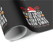 Am ehesten kann man Basketball mit Weihnachten spi Geschenkpapier (Rolleneckpunkt)