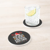 Am ehesten kann man Basketball mit Weihnachten spi Getränkeuntersetzer (Seite)