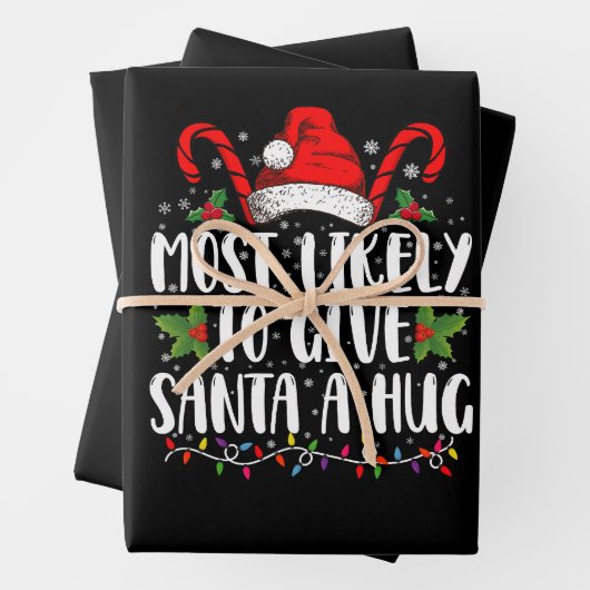 Am ehesten kann man dem Weihnachtsmann ein Weihnac Geschenkpapier Set (Beispiel)